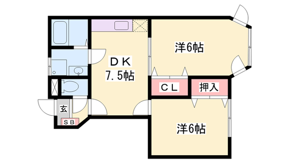 エルガーデンパレスⅠの物件間取画像